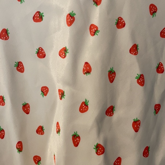 Zara | Dresses | Zara Satin Effect Strawberry Dress Size Xl Nwt | Poshmark